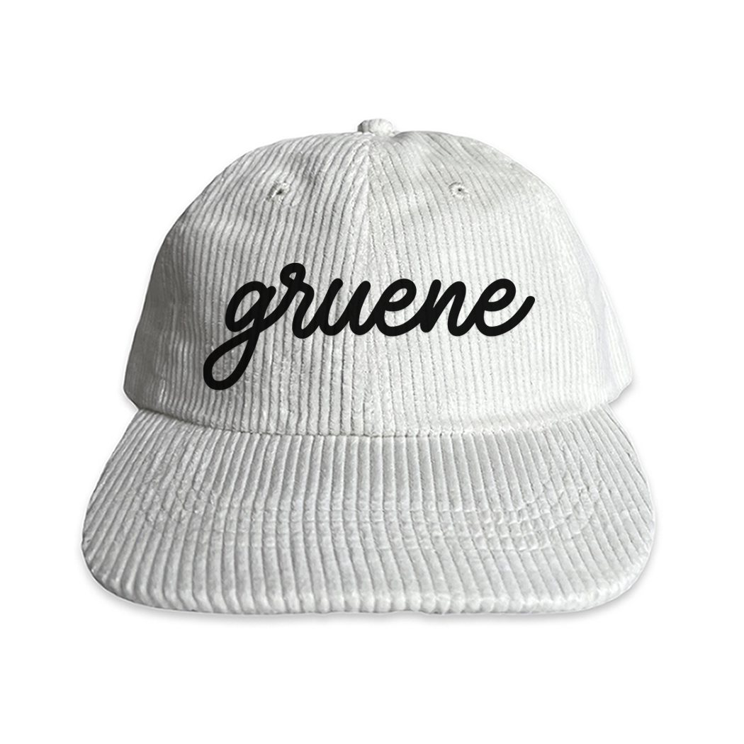 Gruene Cursive Corduroy Cap