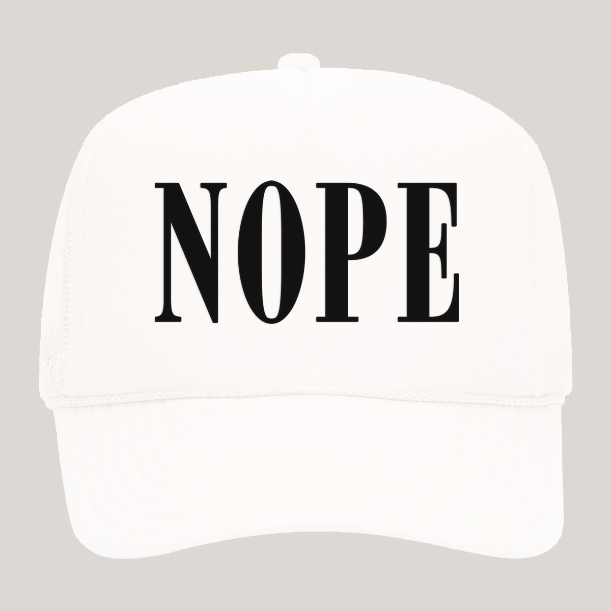 Nope Western Foam Snapback