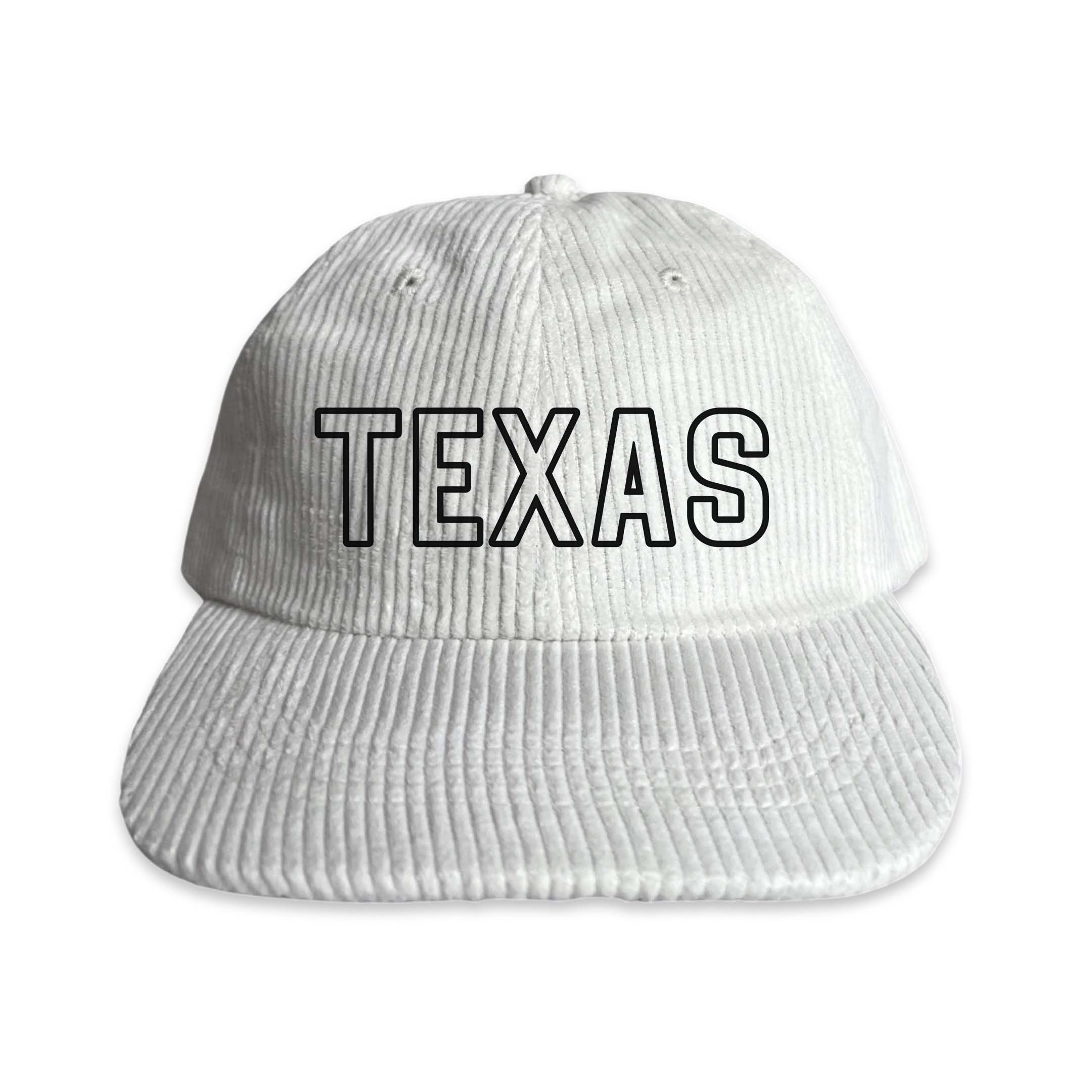 Texas Outline Corduroy Cap Frankie Jean