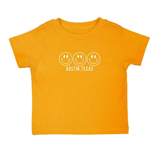 Smile Austin Texas Kids Tee