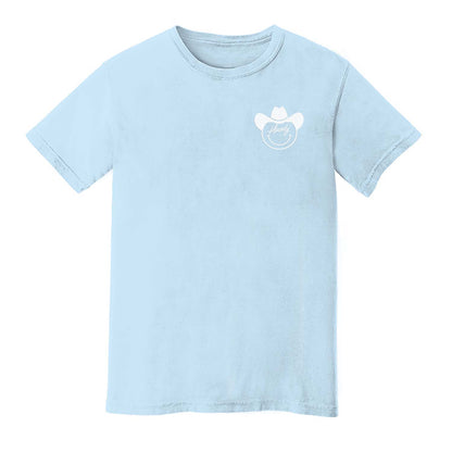 Howdy Cowboy Cursive Washed Tee