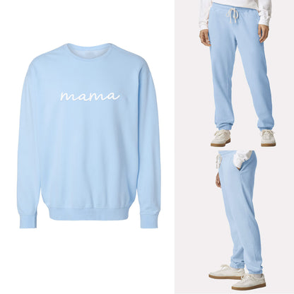 Mama Cursive Washed Sweatshirt