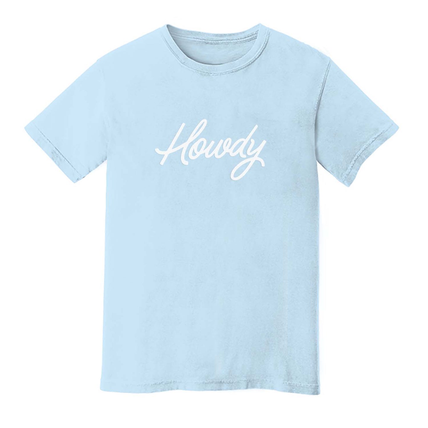 Howdy Cursive Washed Tee