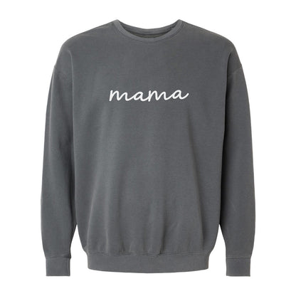 Mama Cursive Washed Sweatshirt