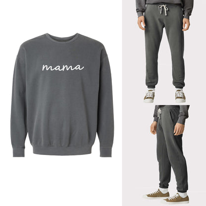 Mama Cursive Washed Sweatshirt