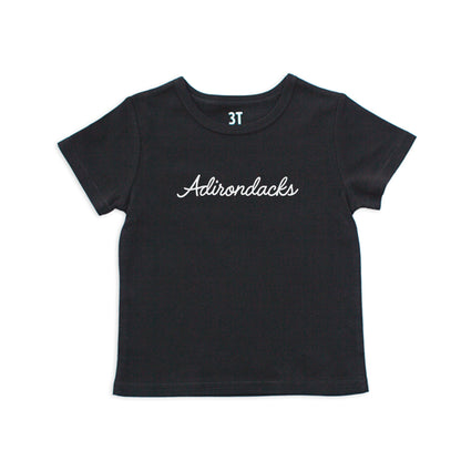 Adirondacks Cursive Kids Tee