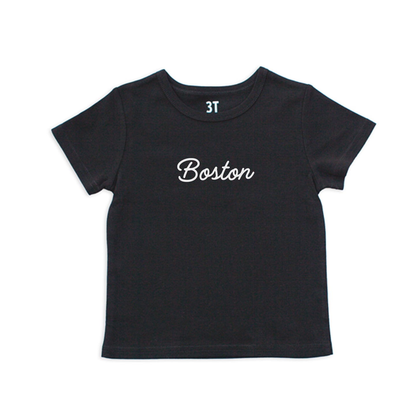 Boston Cursive Kids Tee