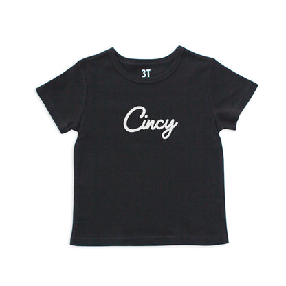 Cincy Cursive Kids Tee