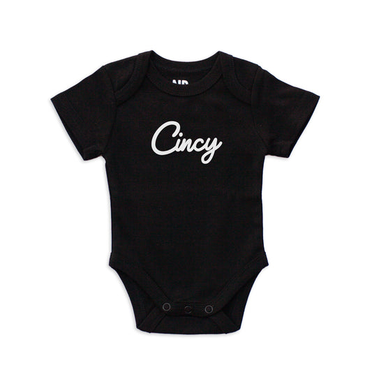 Cincy Cursive Onesie