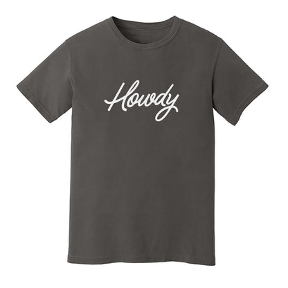 Howdy Cursive Washed Tee