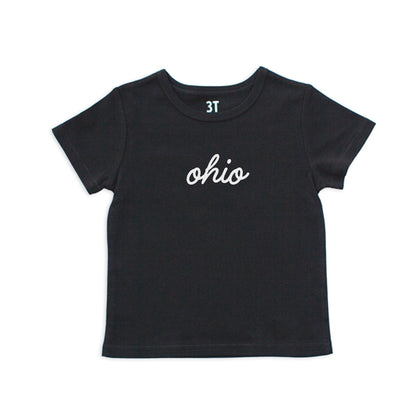 Ohio Cursive Kids Tee