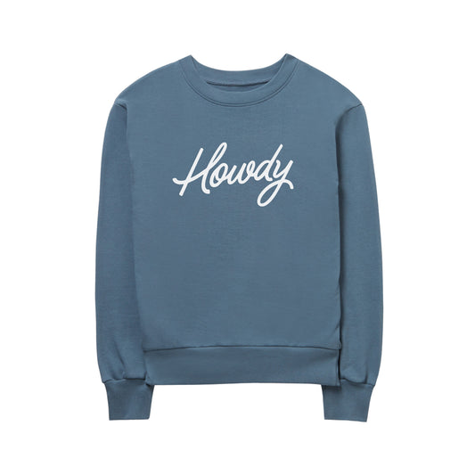 Howdy Cursive Lightweight Terry Sweatshirt