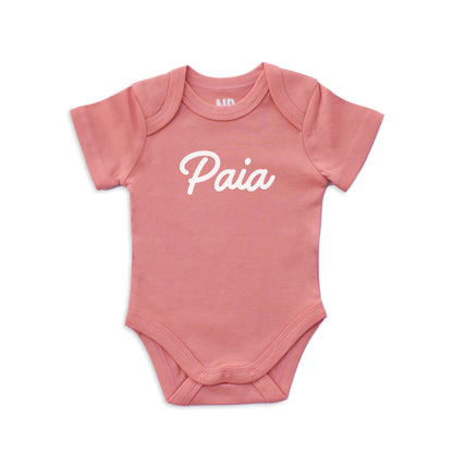 Paia Cursive Onesie