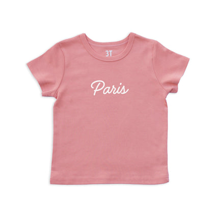 Paris Cursive Kids Tee