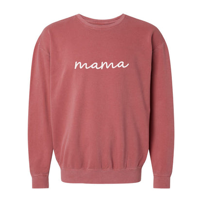 Mama Cursive Washed Sweatshirt