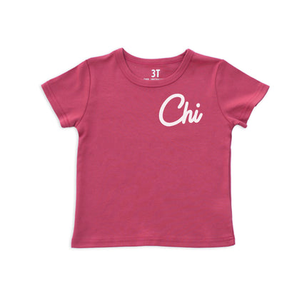 Chi Cursive Kids Tee