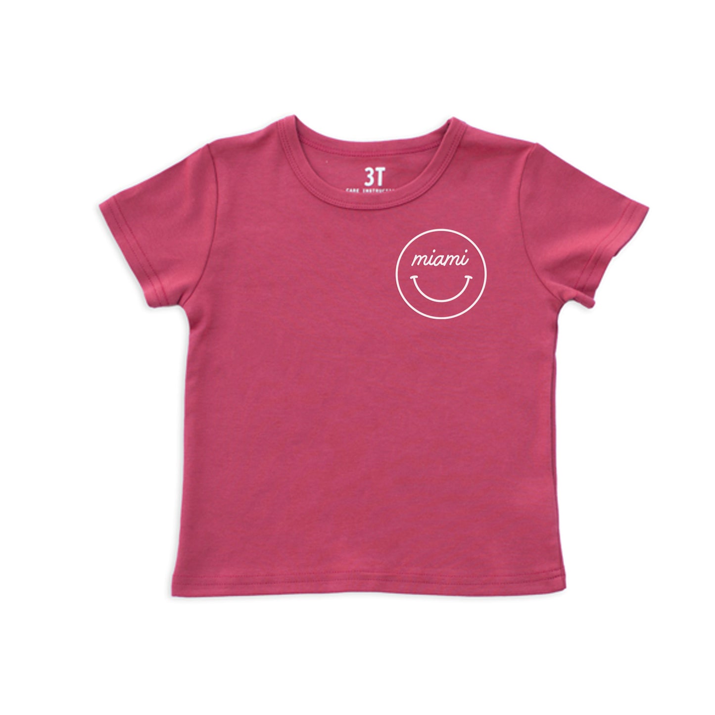 Miami Smiley Face Kids Tee