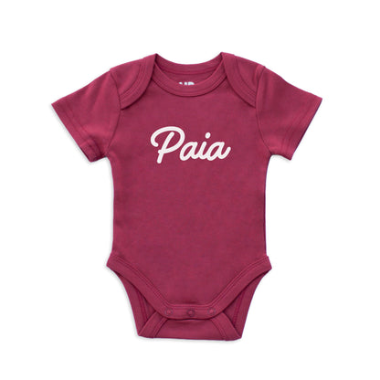 Paia Cursive Onesie