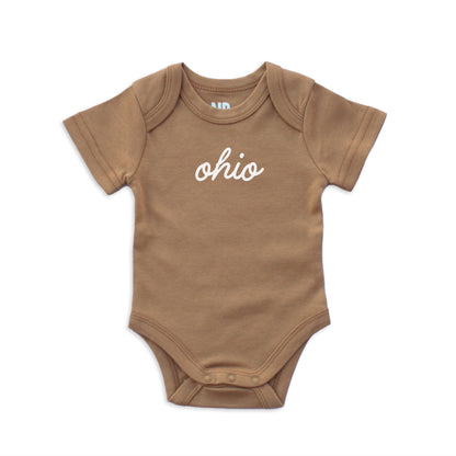 Ohio Cursive Onesie