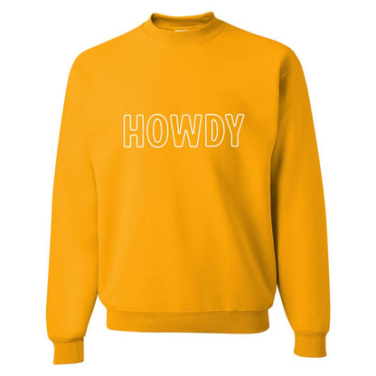 Howdy Outline Classic Sweatshirt