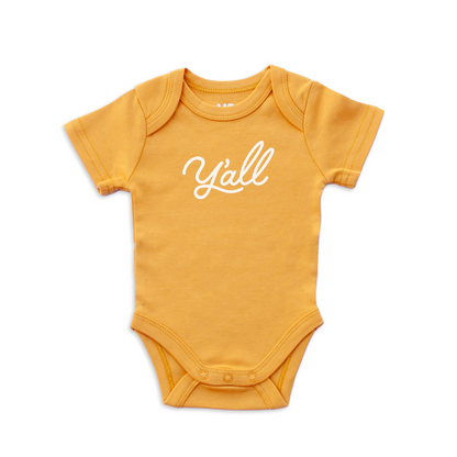 Y'all Cursive Onesie