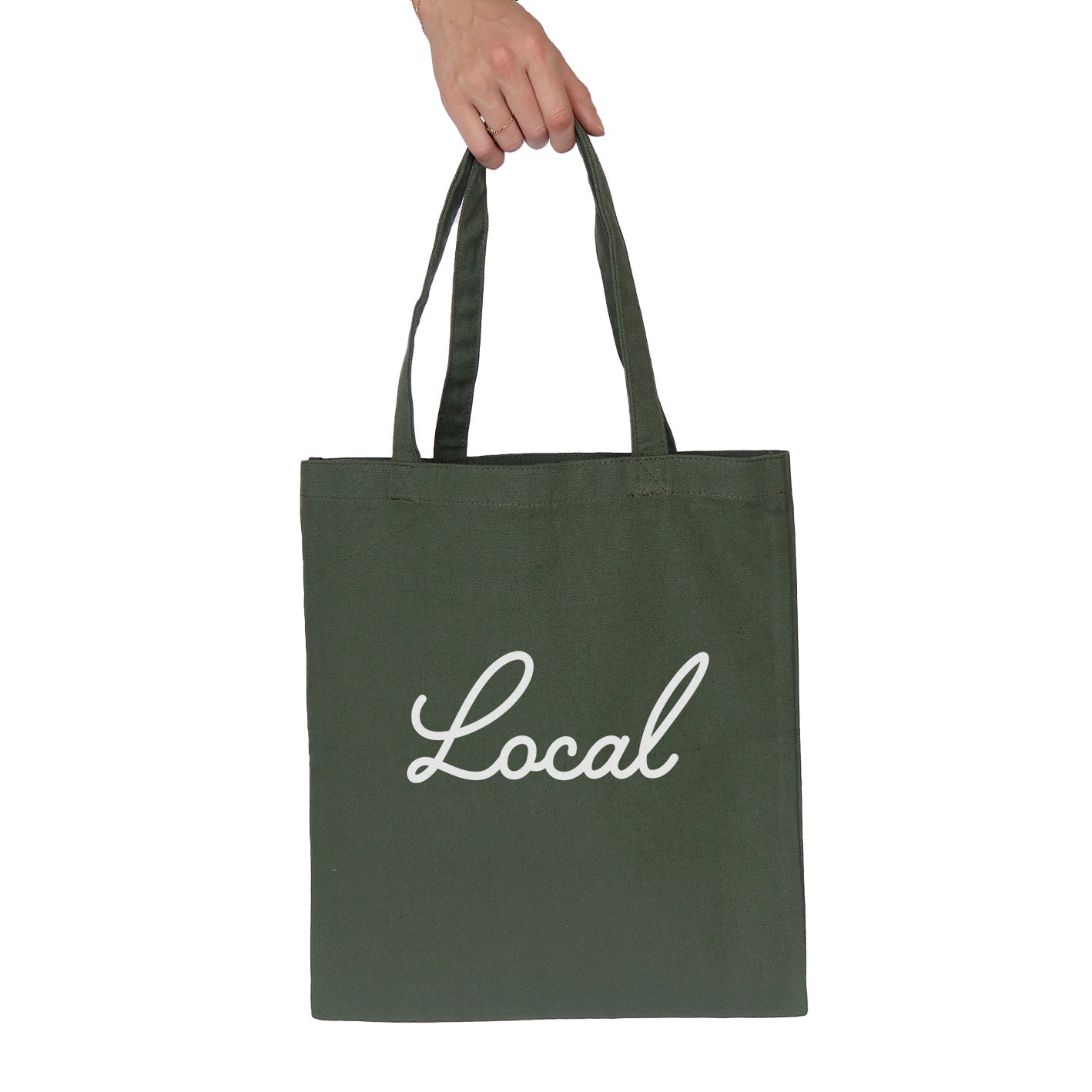 Local Cursive Tote Bag