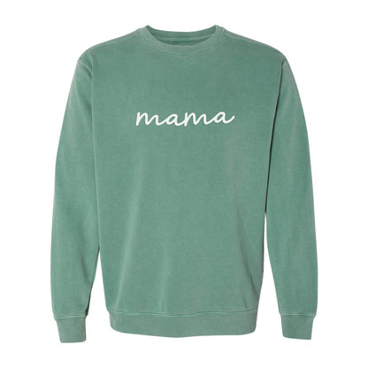 Mama Cursive Washed Sweatshirt