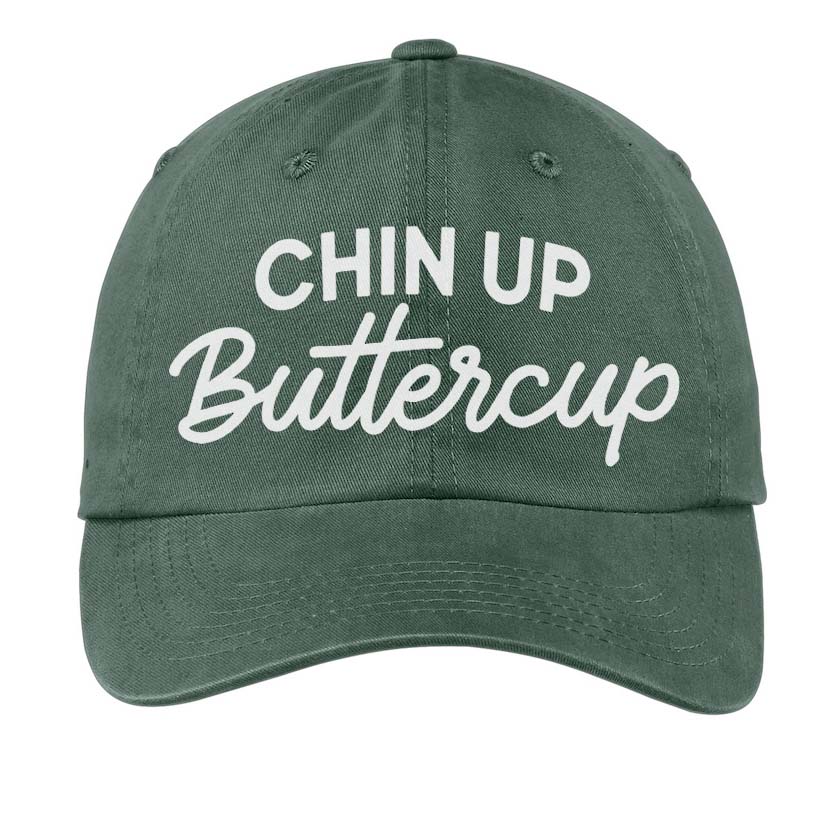 Chin Up Buttercup Baseball Cap – Frankie Jean