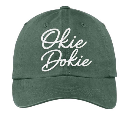 Okie Dokie Cursive Baseball Cap