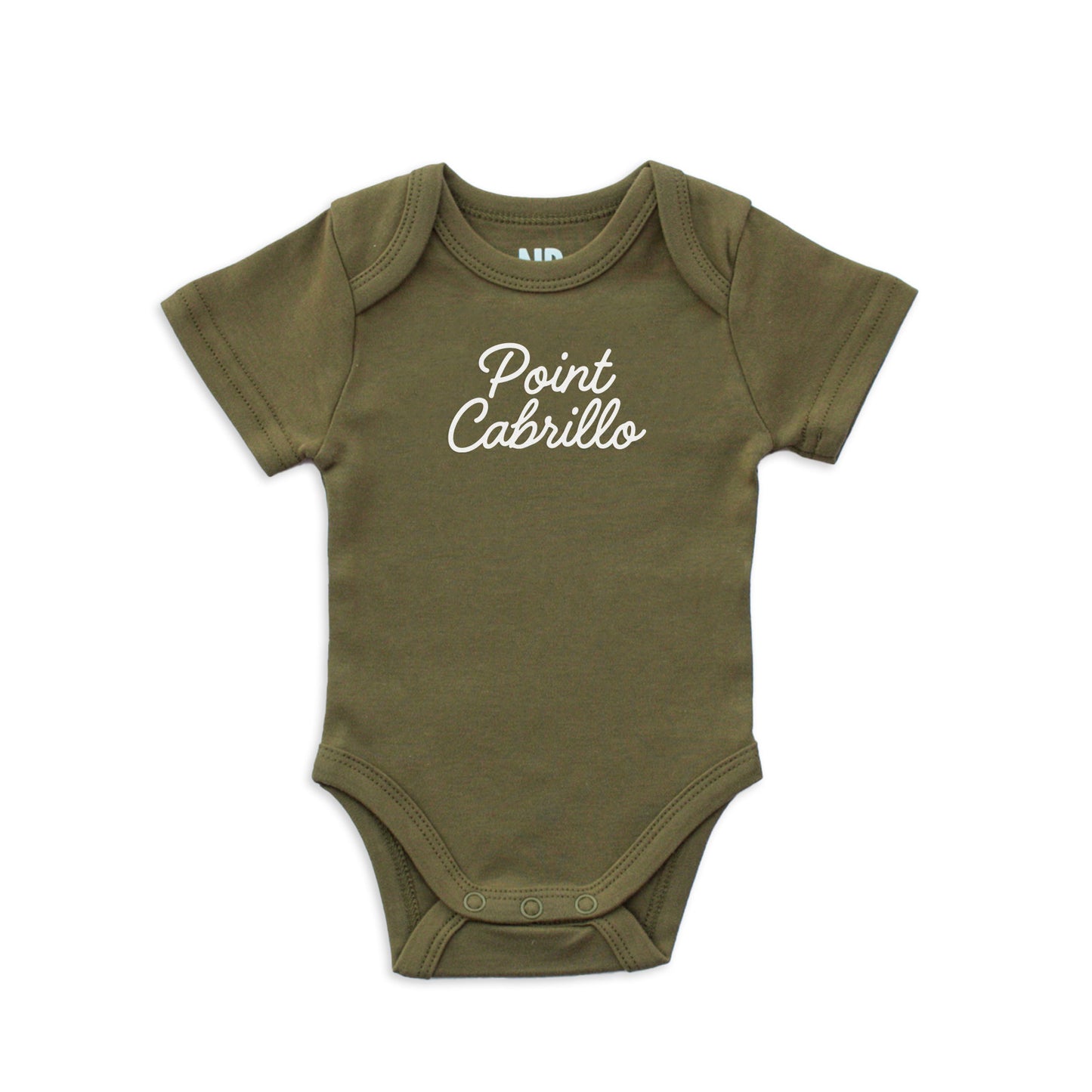 Point Cabrillo Cursive Onesie