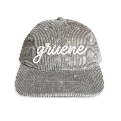 Gruene Cursive Corduroy Cap