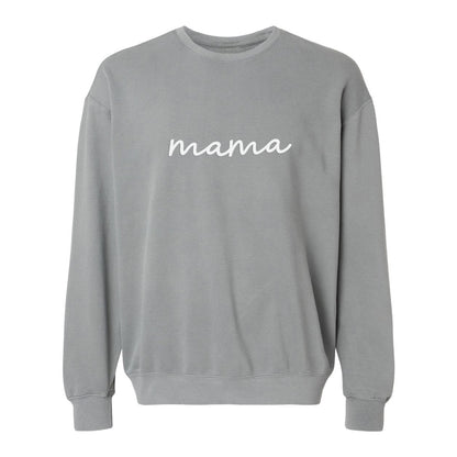 Mama Cursive Washed Sweatshirt