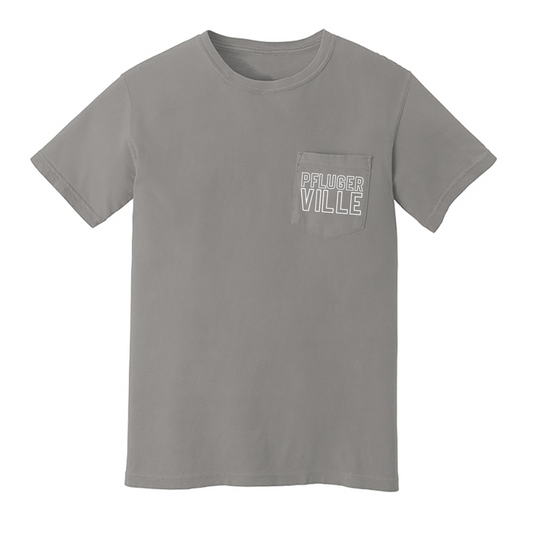 Pflugerville Outline Pocket Tee