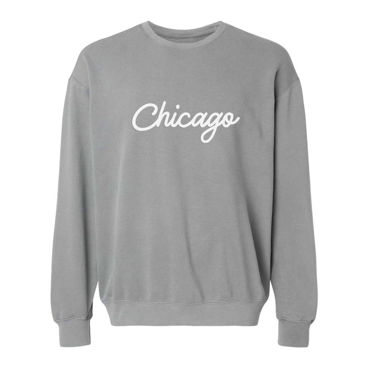 Chicago Cursive Washed Sweatshirt