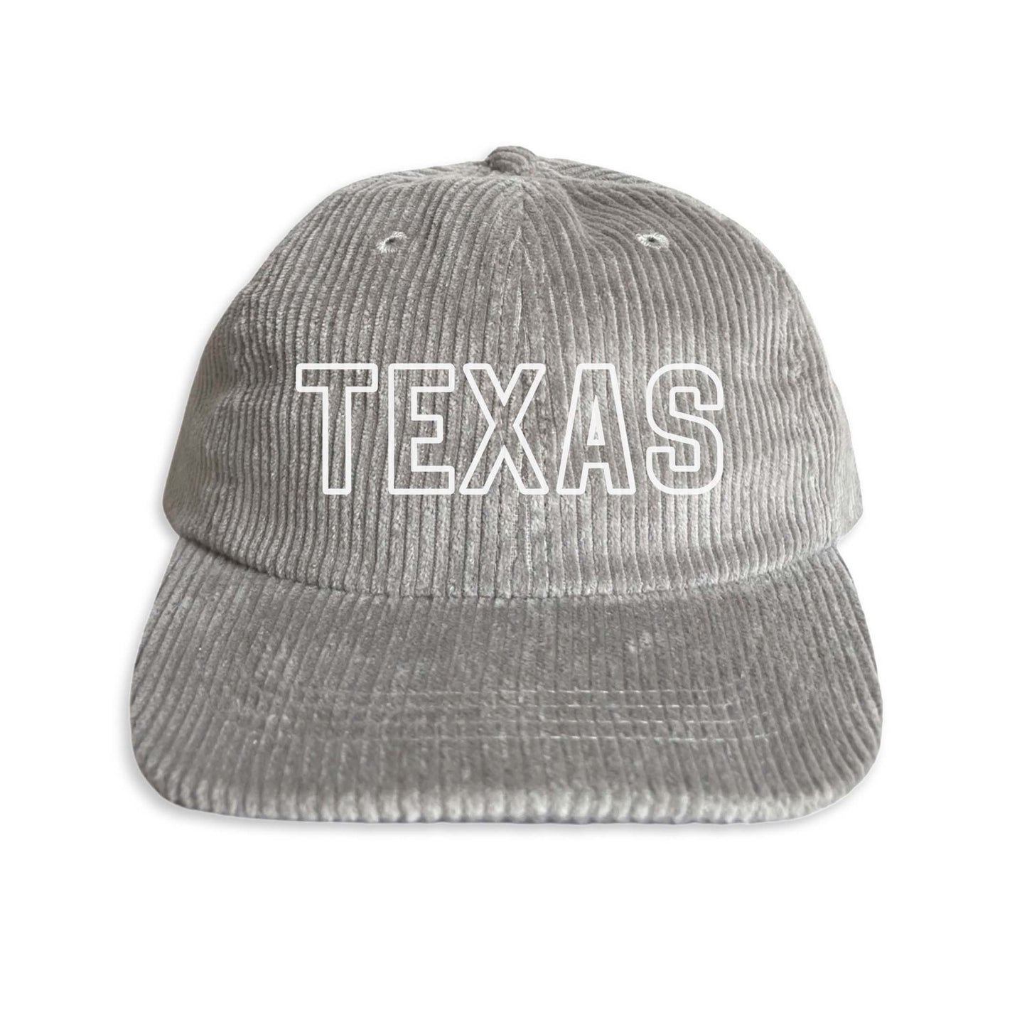 Texas Outline Corduroy Cap