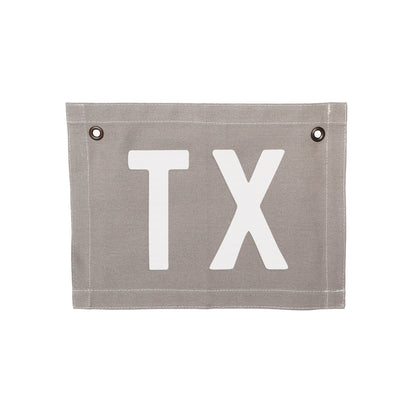 TX Small Canvas Flag