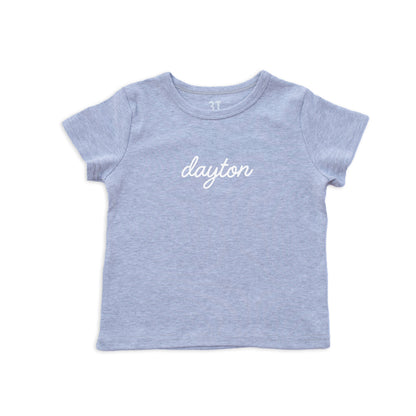 Dayton Cursive Kids Tee