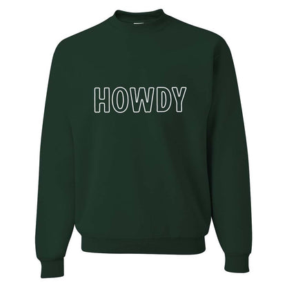 Howdy Outline Classic Sweatshirt