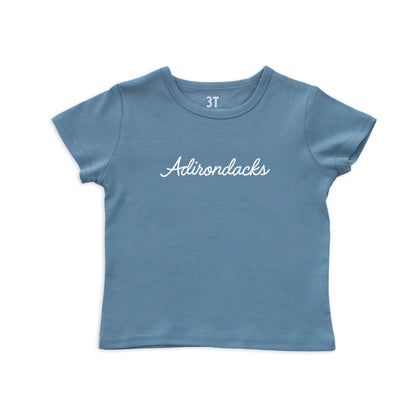 Adirondacks Cursive Kids Tee