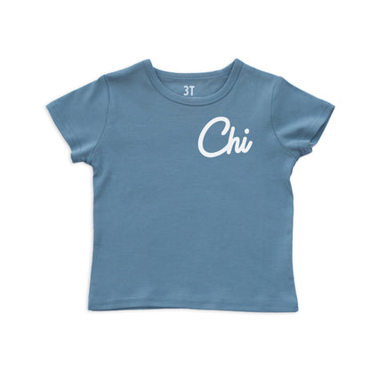 Chi Cursive Kids Tee