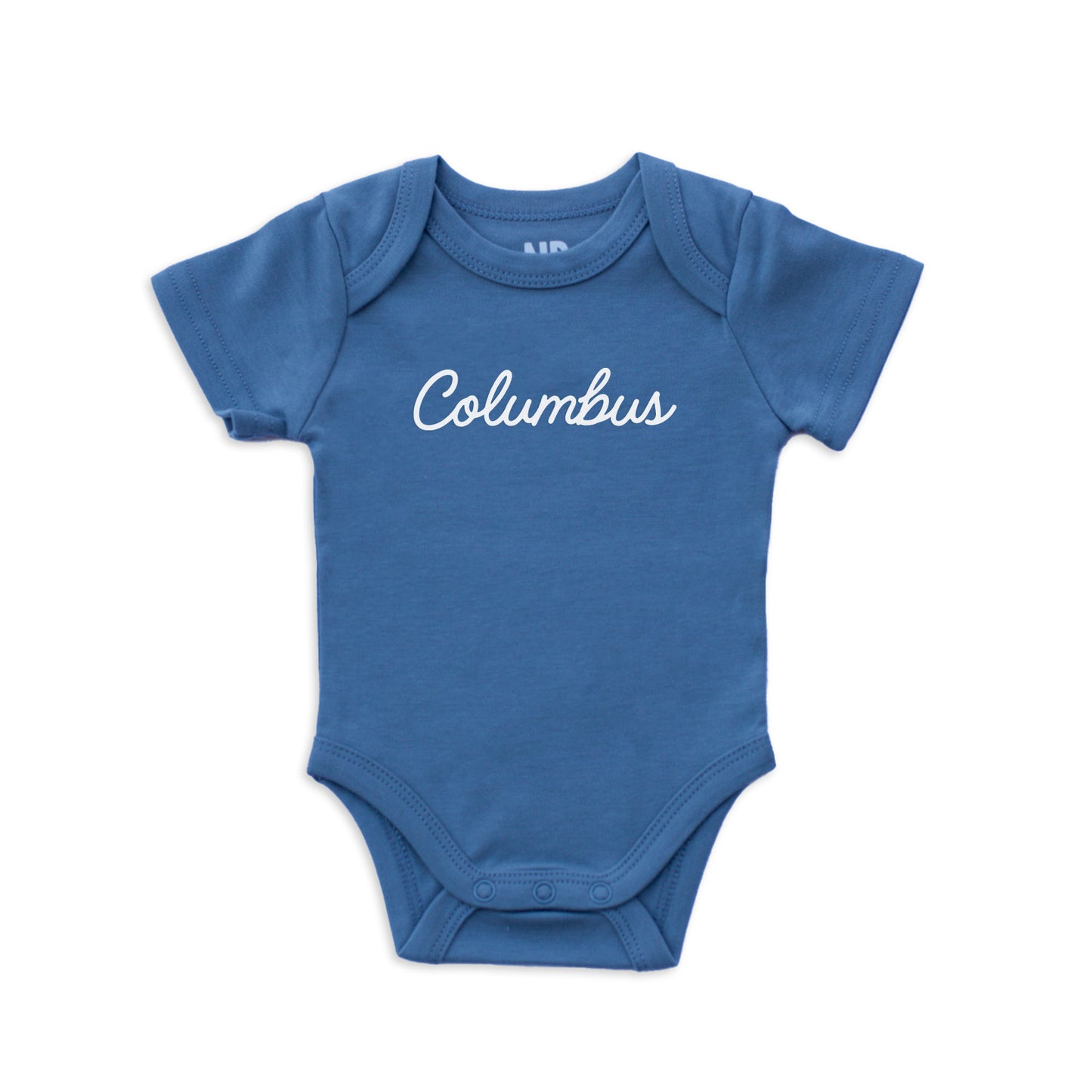 Columbus Cursive Onesie