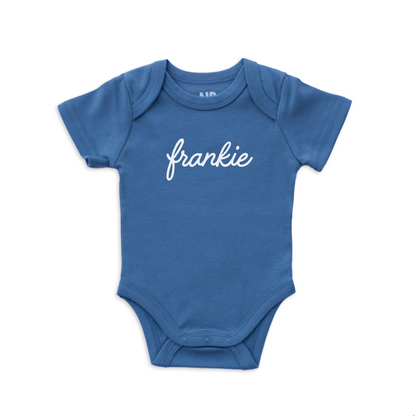 Frankie Cursive Onesie