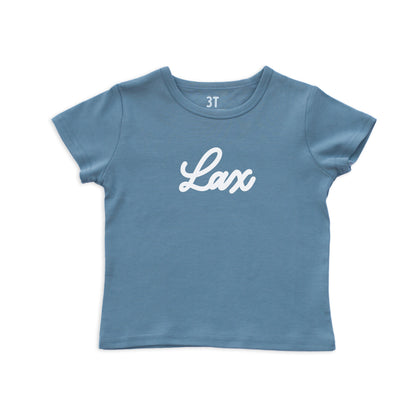 Lax Cursive Kids Tee