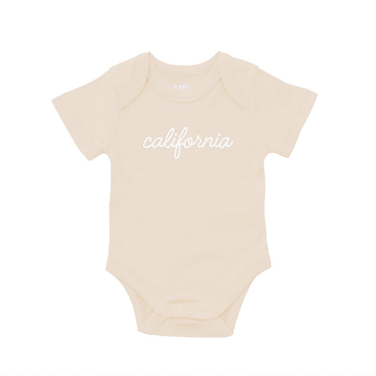 California Cursive Onesie