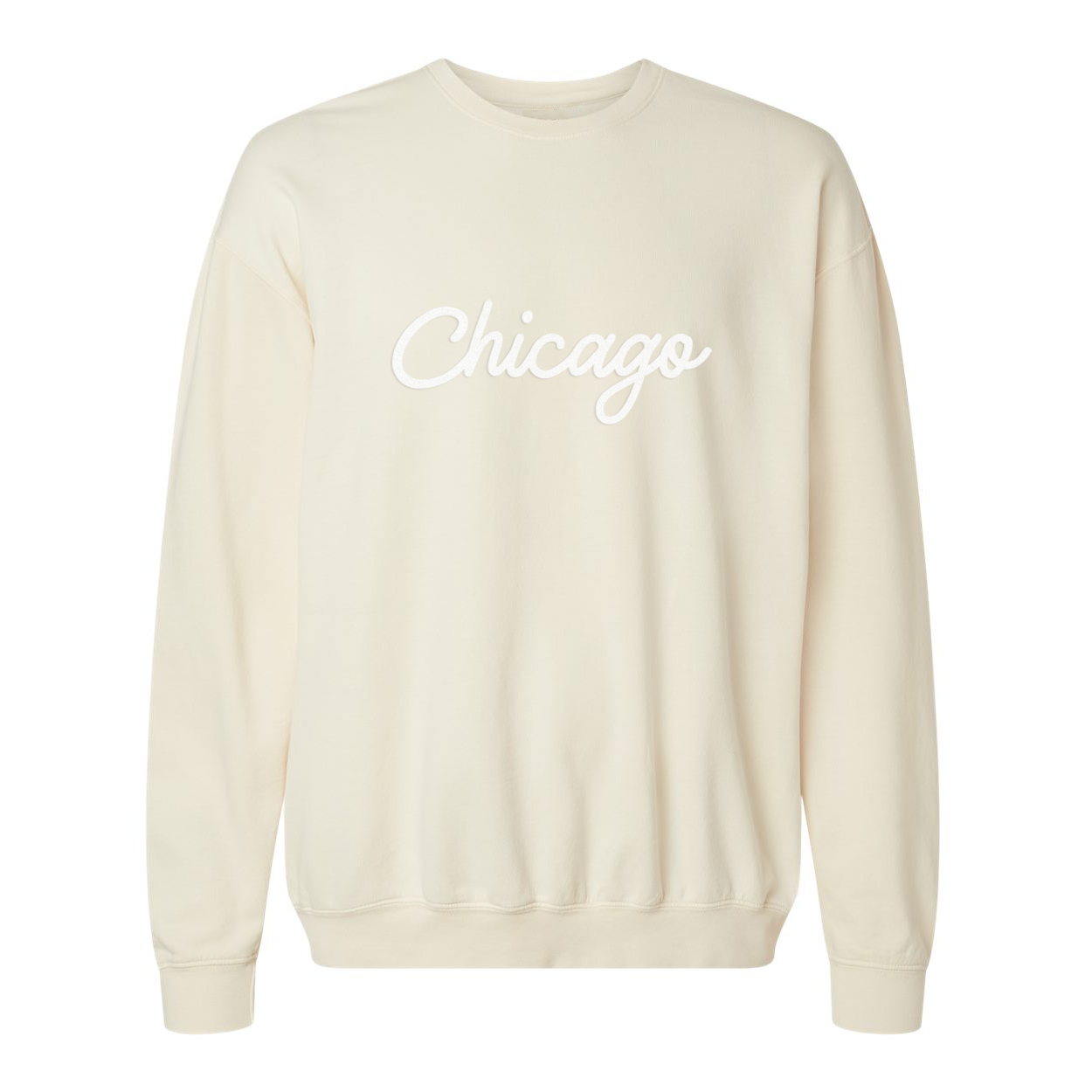 Chicago Cursive Washed Sweatshirt