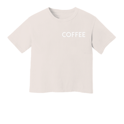 Coffee Washed Crop Tee