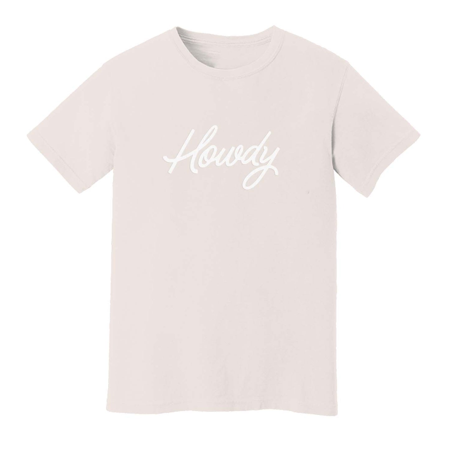 Howdy Cursive Washed Tee