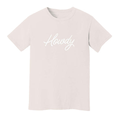 Howdy Cursive Washed Tee