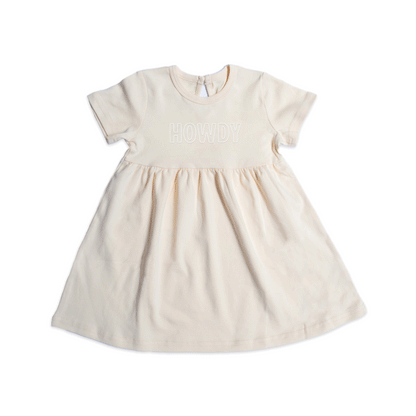 Howdy Outline Kids Dress