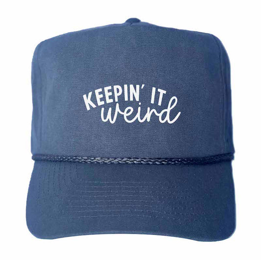 Keepin' It Weird Canvas Trucker